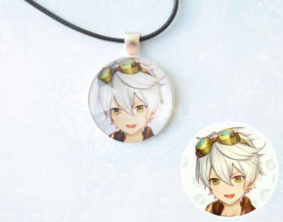 Кулон №945-0065 Genshin Impact Беннет , 25мм Кулон №945-0065 Genshin Impact Беннет , 25мм