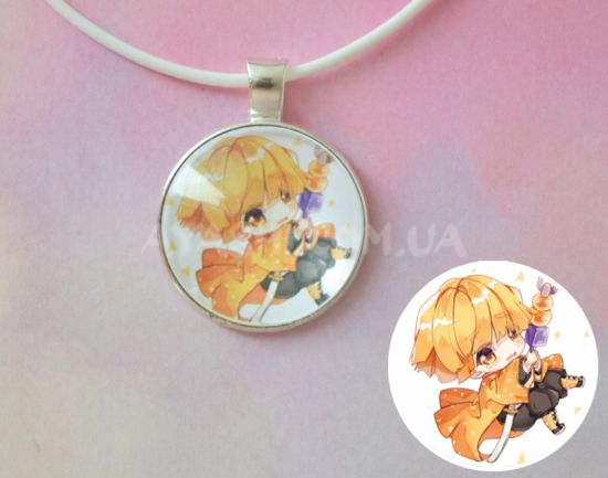 Кулон №946-0067 Demon Slayer, Зіницю Агацума , 25мм Кулон №946-0067 Demon Slayer, Зіницю Агацума , 25мм