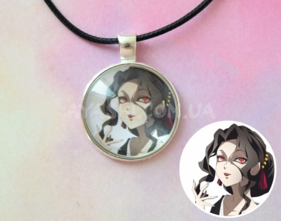 Кулон №945-0074 Demon Slayer, Музан , 25мм Кулон №945-0074 Demon Slayer, Музан , 25мм