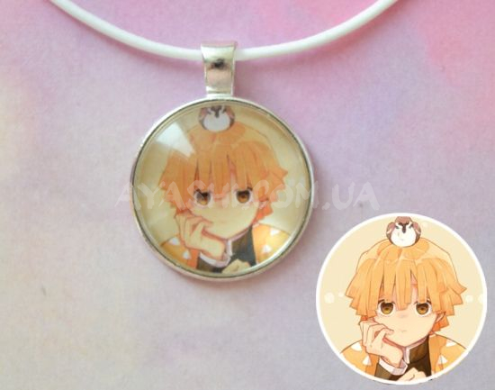 Кулон №946-0077 Demon Slayer, Зіницю Агацума , 25мм Кулон №946-0077 Demon Slayer, Зіницю Агацума , 25мм