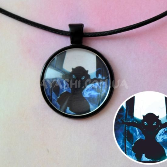 Кулон №944-0080 Demon Slayer, Іноске , 25мм Кулон №944-0080 Demon Slayer, Іноске , 25мм
