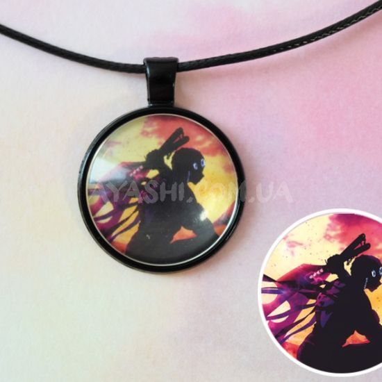 Кулон №944-0082 Demon Slayer, 25мм Кулон №944-0082 Demon Slayer, 25мм