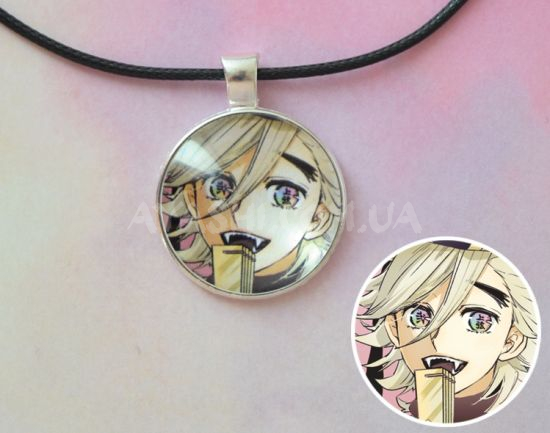 Кулон №945-0100 Demon Slayer,  Доума, 25мм Кулон №945-0100 Demon Slayer,  Доума, 25мм