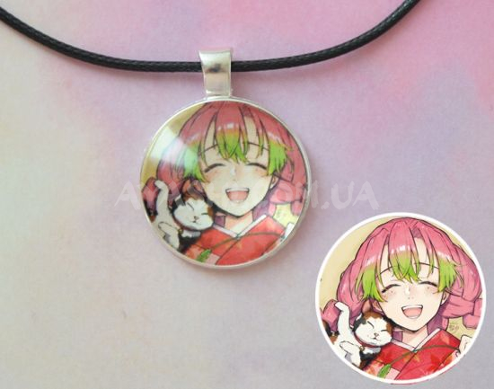 Кулон №945-000101 Demon Slayer, Мицури, 25мм Кулон №945-000101 Demon Slayer, Мицури, 25мм