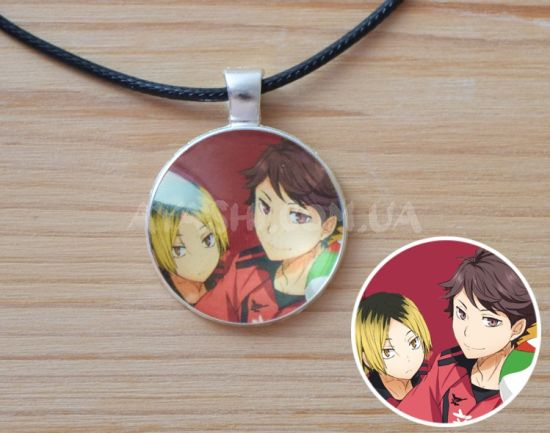 Кулон №945-0103 Haikyuu!!, Ойкава Тоору , Кенма Козуме, 25мм Кулон №945-0103 Haikyuu!!, Ойкава Тоору , Кенма Козуме, 25мм