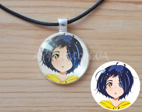 Кулон №945-0120 Wonder Egg Priority,  Ай Ото, 25мм Кулон №945-0120 Wonder Egg Priority,  Ай Ото, 25мм