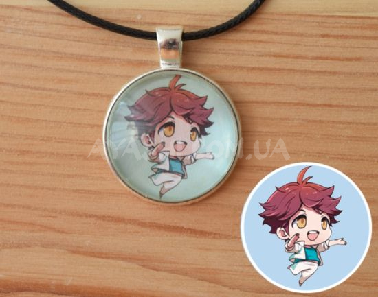 Кулон №945-0130 Haikyuu!!, Ойкава Тоору , 25мм Кулон №945-0130 Haikyuu!!, Ойкава Тоору , 25мм