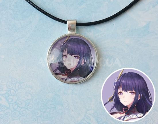 Кулон №945-0171 Genshin Impact Баал, 25мм Кулон №945-0171 Genshin Impact Баал, 25мм