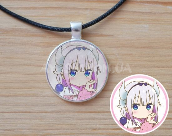 Кулон №945-0173 Kobayashi-san Chi no Maid Dragon 25мм Кулон №945-0173 Kobayashi-san Chi no Maid Dragon 25мм