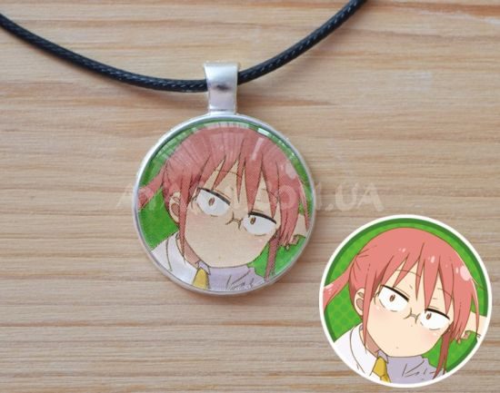 Кулон №945-0174 Kobayashi-san Chi no Maid Dragon 25мм Кулон №945-0174 Kobayashi-san Chi no Maid Dragon 25мм