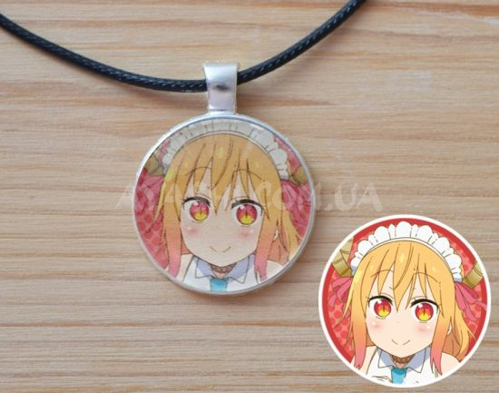 Кулон №945-0175 Kobayashi-san Chi no Maid Dragon Тору 25мм Кулон №945-0175 Kobayashi-san Chi no Maid Dragon Тору 25мм