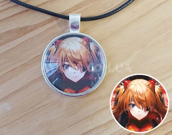 Кулон №945-0178 Evangelion Аска , 25мм Кулон №945-0178 Evangelion Аска , 25мм