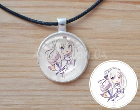 Кулон №945-0214 Re Zero, 25мм Кулон №945-0214 Re Zero, 25мм