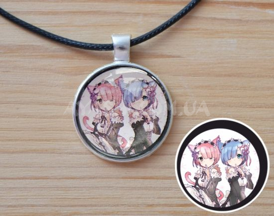 Кулон №945-0217 Re Zero, 25мм Кулон №945-0217 Re Zero, 25мм