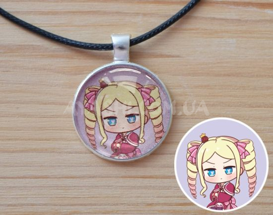 Кулон №945-0221 Re Zero, 25мм Кулон №945-0221 Re Zero, 25мм