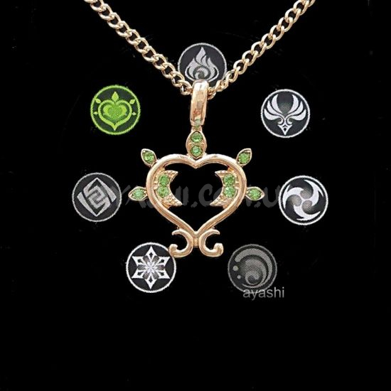 Кулон №0018 Genshin Impact Дендро Кулон №0018 Genshin Impact Дендро