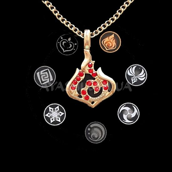 Кулон №0019 Genshin Impact Піро Кулон №0019 Genshin Impact Піро