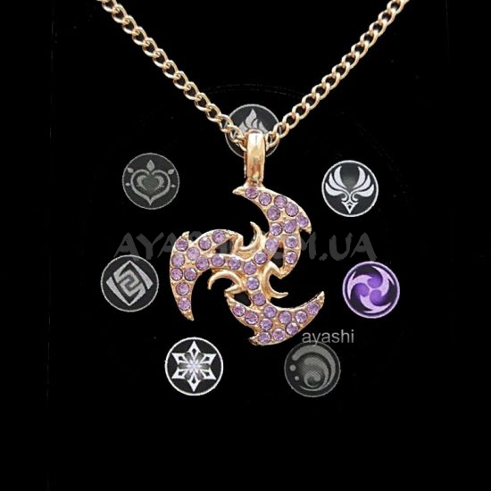 Кулон №0022 Genshin Impact Електро  Кулон №0022 Genshin Impact Електро 