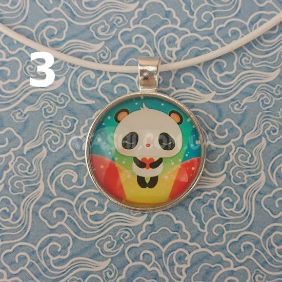 Кулон №0010 Панда, 25мм, 1 шт на вибір №3