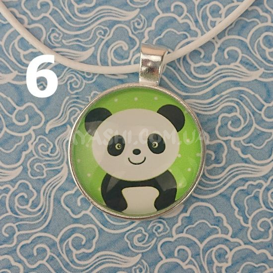 Кулон №0010 Панда, 25мм, 1 шт на вибір №6