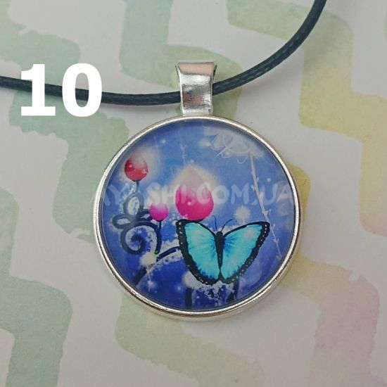 Кулон №0012 БАБОЧКА, 25мм, 1 шт на вибор №10