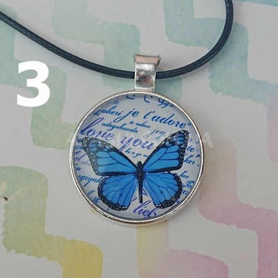 Кулон №0012 БАБОЧКА, 25мм, 1 шт на вибор №3