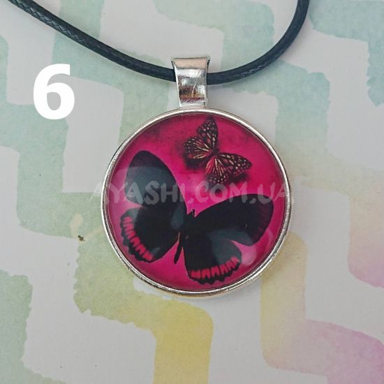 Кулон №0012 БАБОЧКА, 25мм, 1 шт на вибор №6