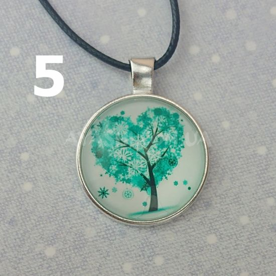 Кулон №0014 ДЕРЕВО, 25мм, 1 шт на вибір №5