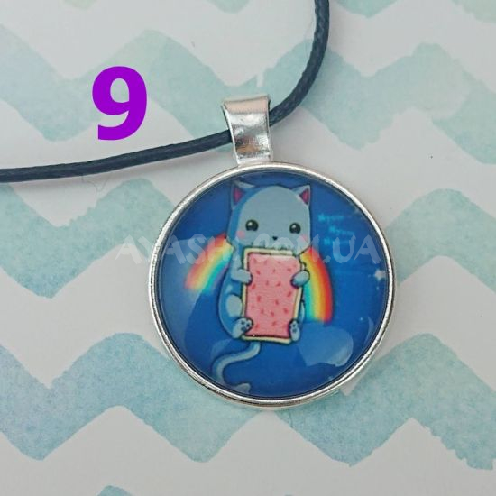 Кулон №0013 КОТ, 25мм, 1 шт на вибор №9