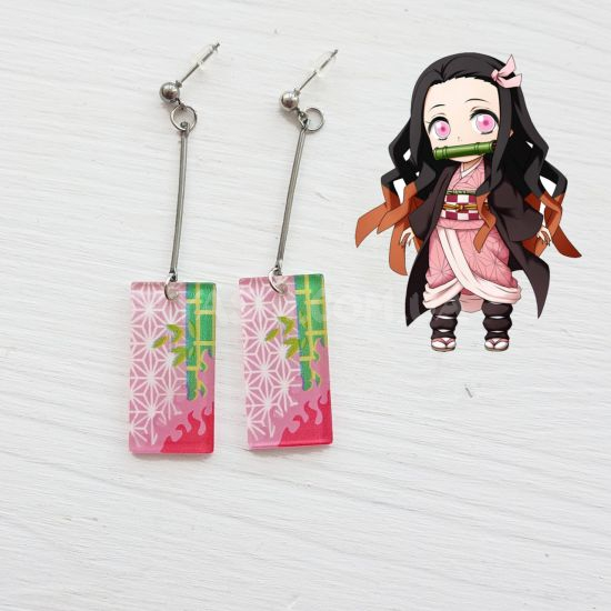 Сережки №0009-9 Kimetsu no Yaiba (швензи цвяхи), 1 пара Сережки №0009-9 Kimetsu no Yaiba (швензи цвяхи), 1 пара