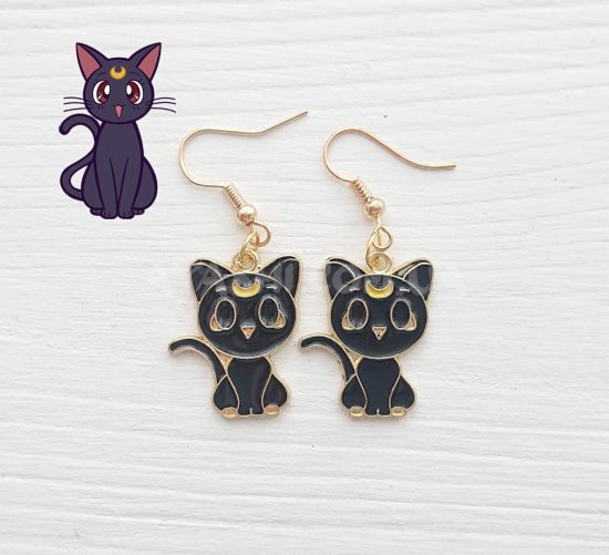 Сережки №0039 Sailor Moon Луна , 1 пара Сережки №0039 Sailor Moon Луна , 1 пара