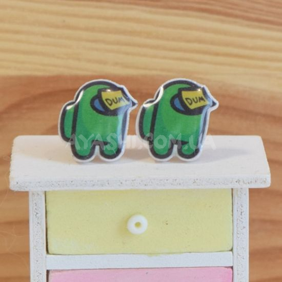 Серьги №0004 Among Us , 1 пара Серьги №0004 Among Us , 1 пара