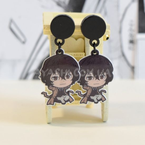 Серьги №0001 Bungou  Stray Dogs , 1 пара Серьги №0001 Bungou  Stray Dogs , 1 пара