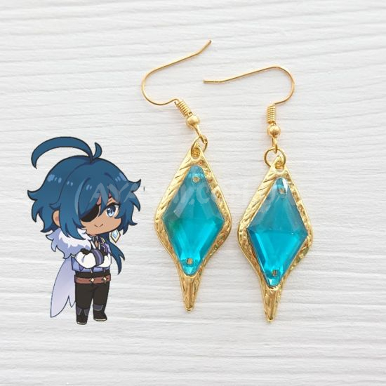 Сережки №0021 Genshin Impact (швензи гачки), 1 пара Сережки №0021 Genshin Impact (швензи гачки), 1 пара