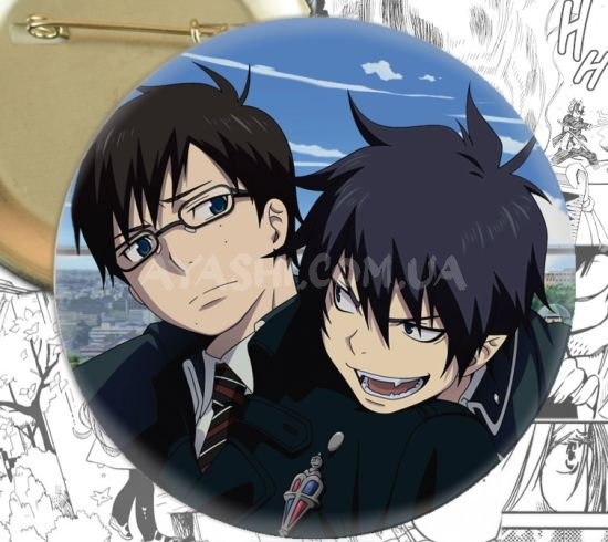 Значок Blue Exorcist 000527 Значок Blue Exorcist 000527
