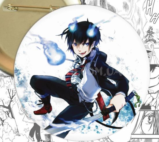 Значок Blue Exorcist 000552 Значок Blue Exorcist 000552