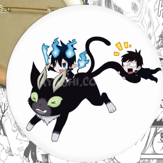 Значок Blue Exorcist 000555 Значок Blue Exorcist 000555