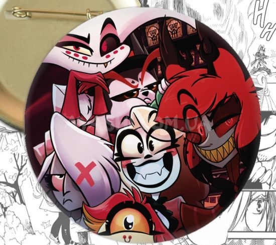 Значок Hazbin Hotel 000684 Значок Hazbin Hotel 000684