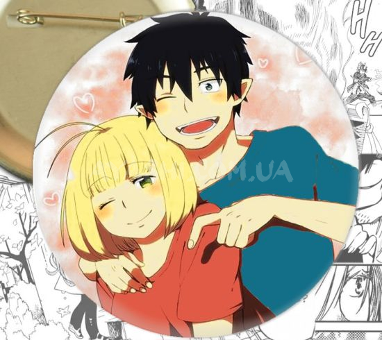 Значок Blue Exorcist 000691 Значок Blue Exorcist 000691