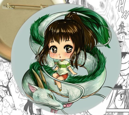 Значок Ghibli Studio:Spirited Away 000710 Значок Ghibli Studio:Spirited Away 000710