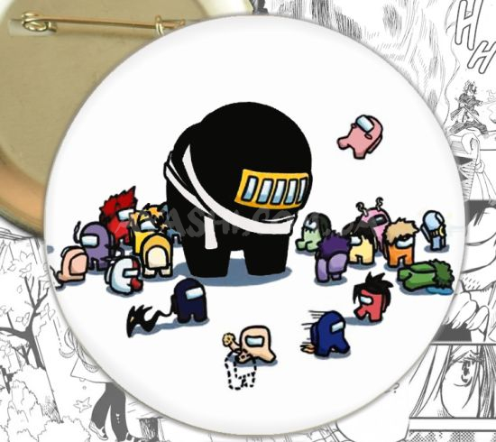 Значок Among Us Boku no Hero Academia 000790 Значок Among Us Boku no Hero Academia 000790