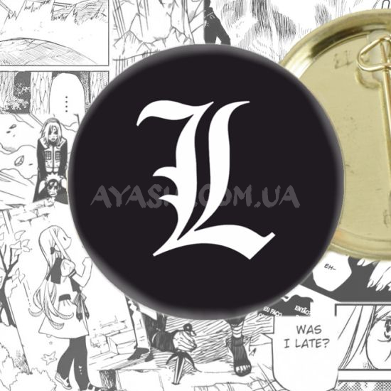 Значок Death Note 44-000393 Значок Death Note 44-000393