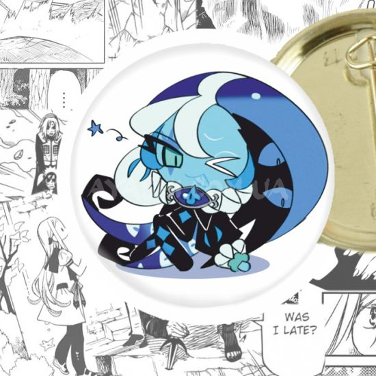 Значок Cookie run 44-004257 Shadow Milk Cookie Значок Cookie run 44-004257 Shadow Milk Cookie