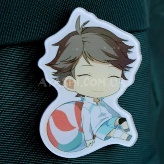 Значок акриловий фігурний Волейбол Haikyuu!! БУЛ-0002-3 Значок акриловий фігурний Волейбол Haikyuu!! БУЛ-0002-3