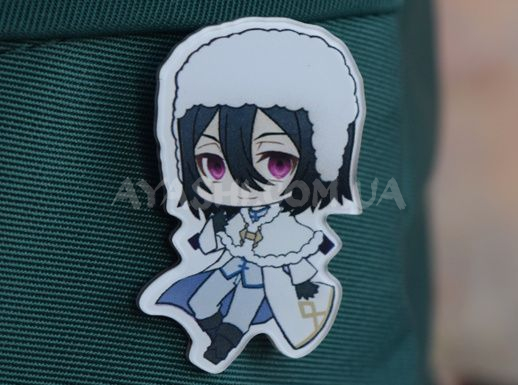 Значок акриловий фігурний Bungou Stray Dogs БУЛ-0004-5 Значок акриловий фігурний Bungou Stray Dogs БУЛ-0004-5