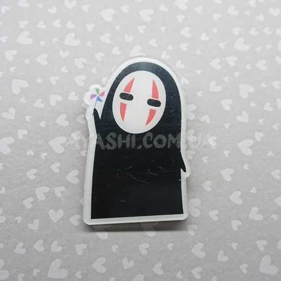 Значок акриловый фигурный Spirited Away БУЛ-0014-04 Каонаси  Значок акриловый фигурный Spirited Away БУЛ-0014-04 Каонаси 
