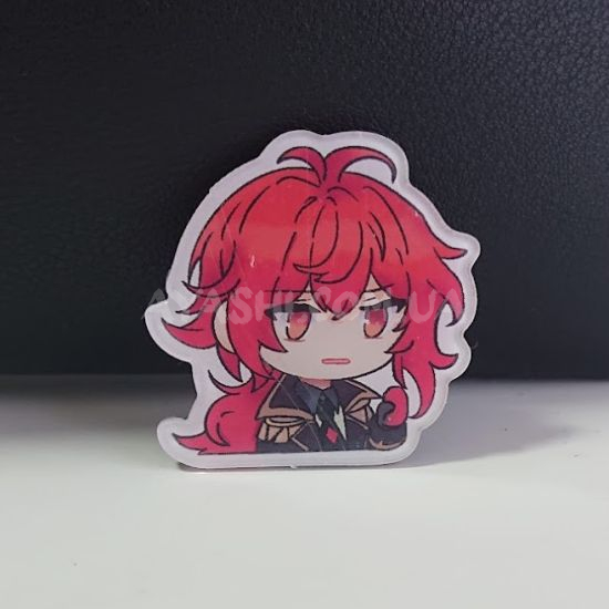 Значок акриловий фігурний Genshin Impact БУЛ-0019-7 Значок акриловий фігурний Genshin Impact БУЛ-0019-7