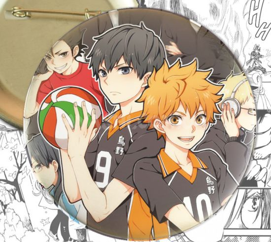 Значок Haikyuu!! 000100 Значок Haikyuu!! 000100
