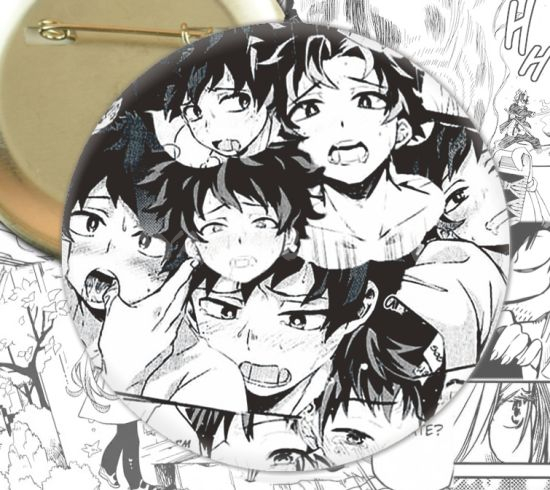 Значок Ahegao Boku no Hero Academia 000248 Значок Ahegao Boku no Hero Academia 000248