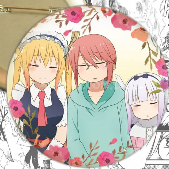 Значок Kobayashi-san Chi no Maid Dragon 000289 Значок Kobayashi-san Chi no Maid Dragon 000289